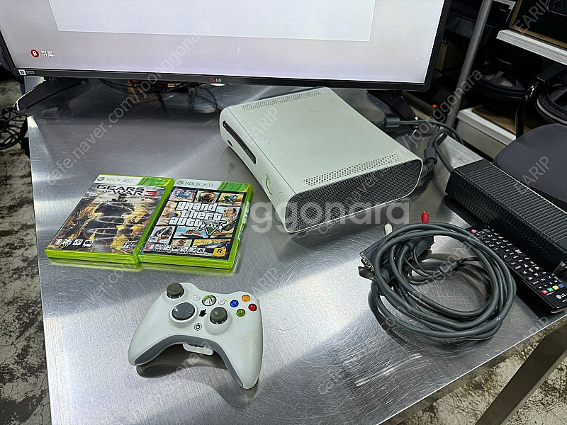 엑스박스 XBOX 360 콘솔 화이트 게임기--2