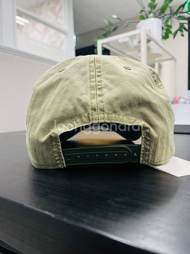 RRL 더블알엘 / 가먼트다이드 윙로고 볼캡 그린 / F--2