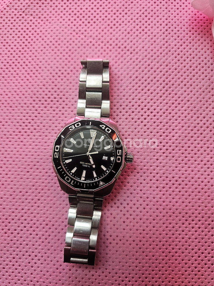 급매))태그호이어 아쿠아레이서 43mm 검판쿼츠--1