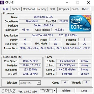 데스크탑 PC/ i7 CPU 920 /Memory 16 GBytes /GeForce GTX 560 Ti