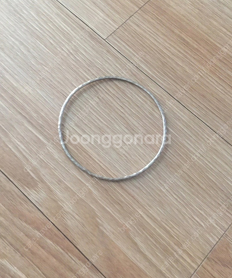 정품 티파니 실버 뱅글 팔찌--1