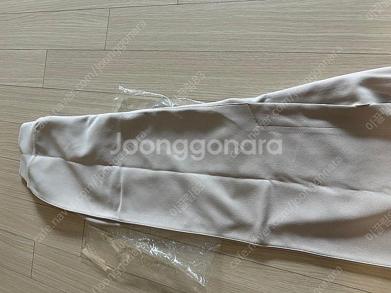 연홍 쫀조니스커트 베이지--1