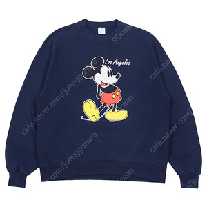 [L] 1990s USA Velva Sheen Disney Mickey Mouse Sweatshirt 벨바쉰 디즈니 미키마우스 스웻셔츠 90년대 빈티지 미국생산 미제 맨투맨