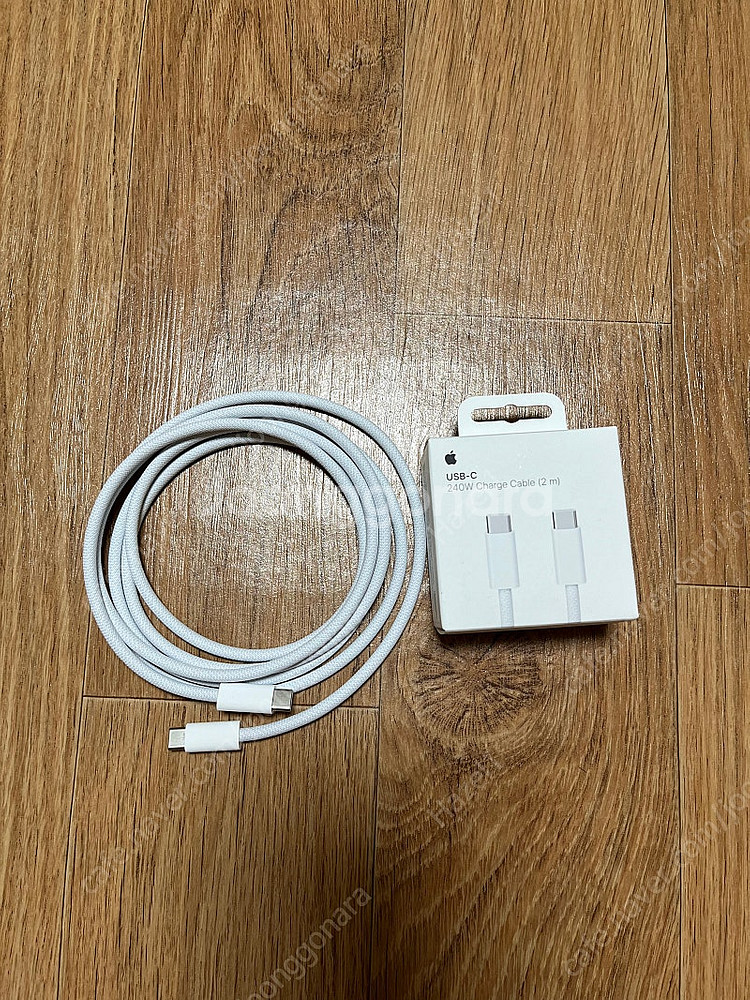 애플 정품 240W USB-C 충전 케이블 2m--0