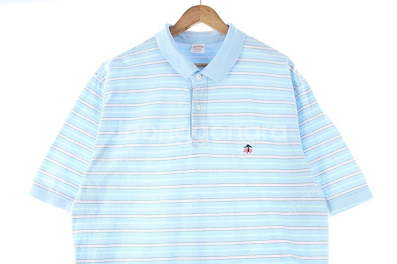 (2XL) 브룩스브라더스 반팔 카라 티셔츠 빅사이즈 스...--2