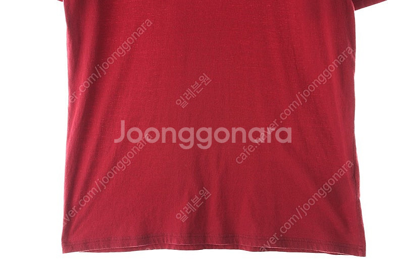(L) 칼하트 반팔 티셔츠 레드 빅 프린팅 올드스쿨--3