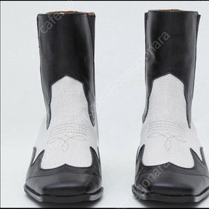 마뗑킴(matin kim) 마틴킴 첼시 웨스턴 부츠 BLOCKING CHELSEA BOOTS IN BLACK 230