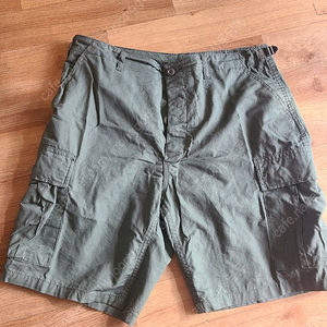 로스코 립스탑 BDU 퍼티그 카고 쇼츠 올리브 M (32-34size) 중고 반바지