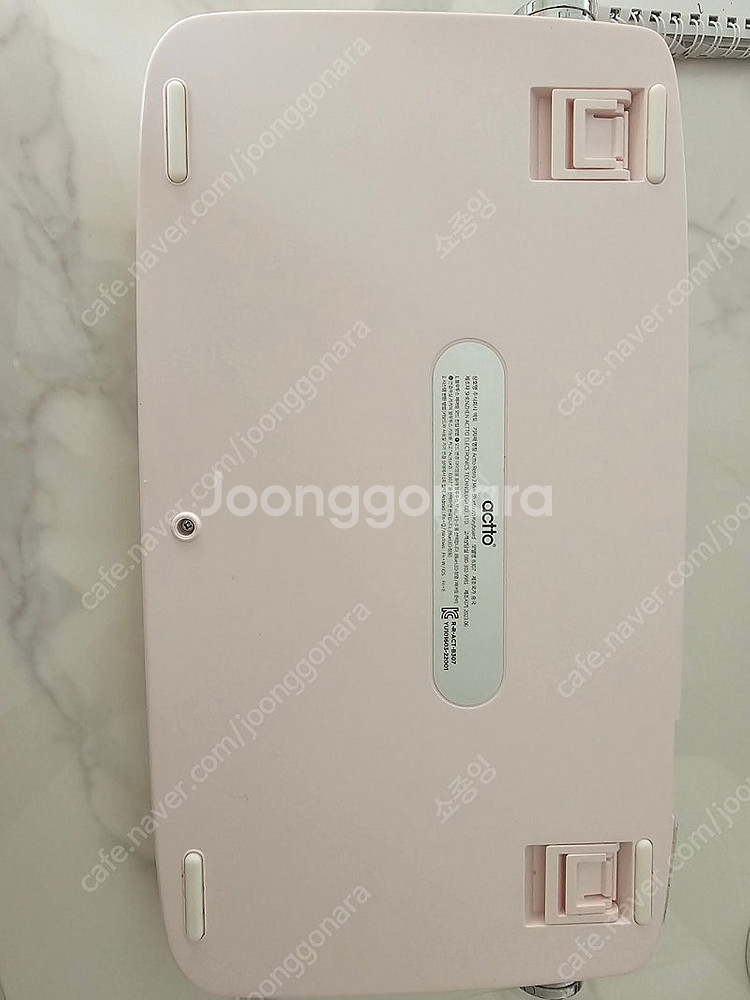 엑토 레트로2 미니 블루투스 키보드 B307 핑크--7