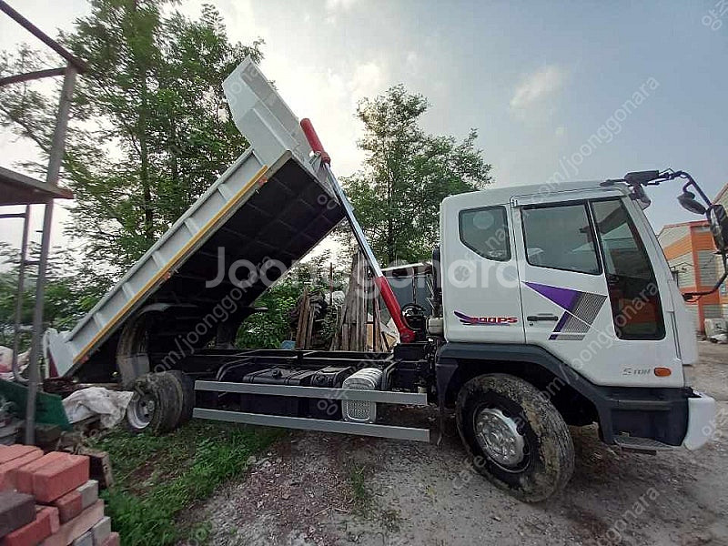 5톤덤프, 166,750km, 저상, 적재함길이 4.8...--2