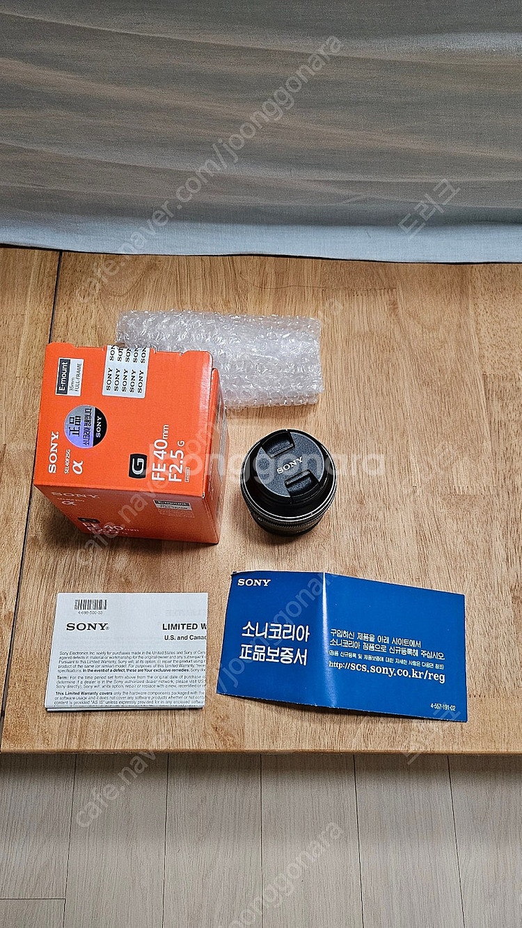 소니 40mm f2.5 40g 상태최상--0