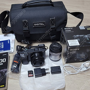 a6400카메라와 렌즈 16-50렌즈+E3.5/3.0