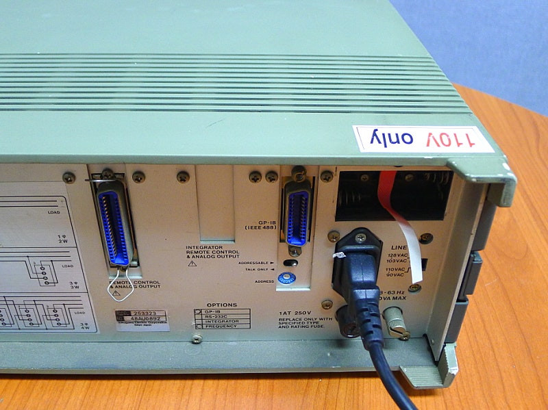 YOKOGAWA2533 파워미터, 단상 3상 전력분석계 중고파워미터 2533 전력분석기 중고전력분석기 이미지