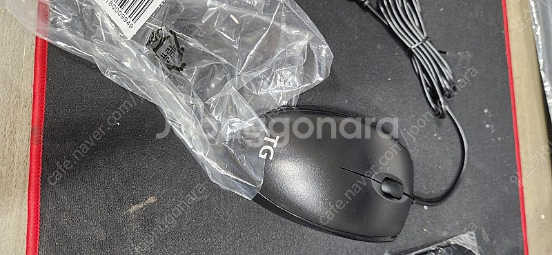 TG 마우스+패드 팝니다.--1