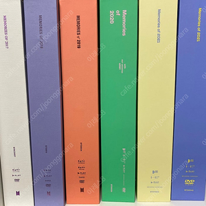 BTS 방탄 메모리즈 18, 19, 20, 21 딥디 dvd