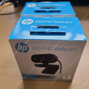 hp 320 fhd webcam 웹캠 미개봉 2대 팔아요.