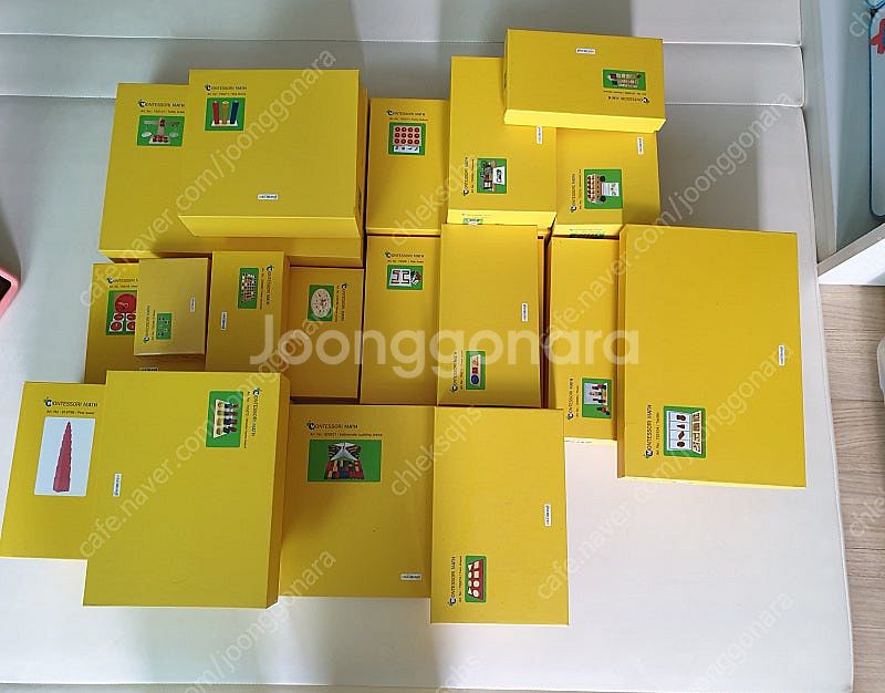 몬테소리매쓰1,2레벨 박스채보관교구장--2