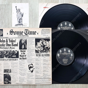 (LP 판매) 존 레논 (John Lennon) Some Time In New York City (2LP) 1977년 일본반 엽서 포함