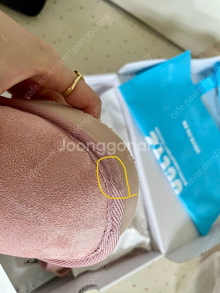 [무료배송] 어글리즈 어그 미들 부츠 핑크 230--5