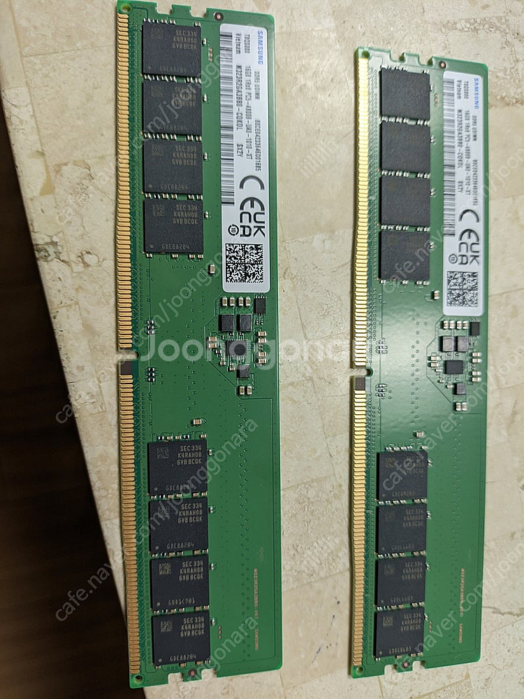 삼성 ddr5 4800 16g 2개 팝니다--0