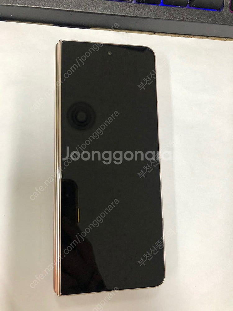 001323 삼성정식리퍼폰 갤럭시Z폴드4 5G 베이지 ...--3