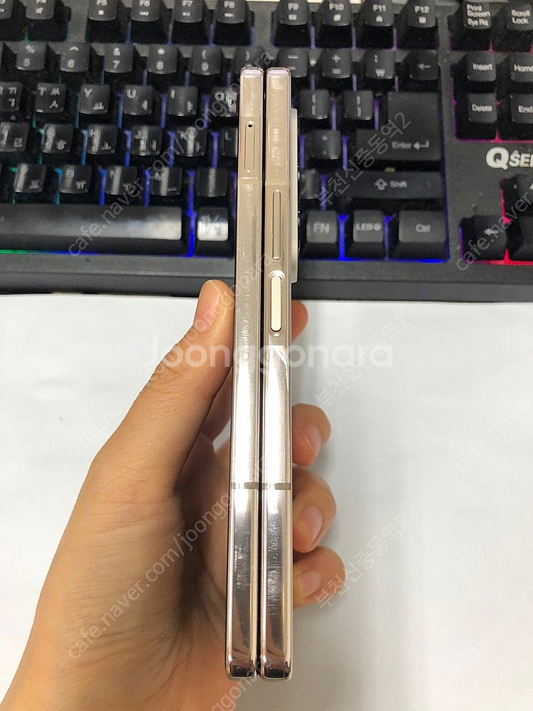 001323 삼성정식리퍼폰 갤럭시Z폴드4 5G 베이지 ...--5