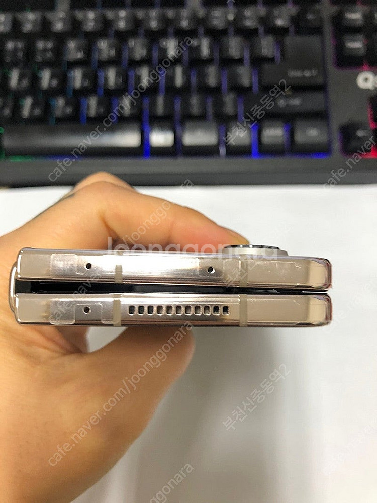 001323 삼성정식리퍼폰 갤럭시Z폴드4 5G 베이지 ...--6