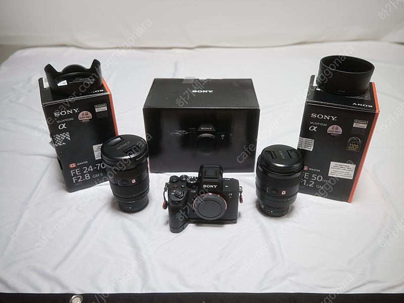 소니 A7R5, 2470GM2, 50GM1.2 판매합니다(일괄, 각개)금계륵2,오이금,gm50.2