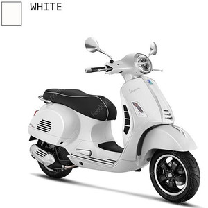 [세종]베스파(Vespa) GTS ABS 125(21년식) 화이트 스쿠터 판매합니다( 구성품 있음 )