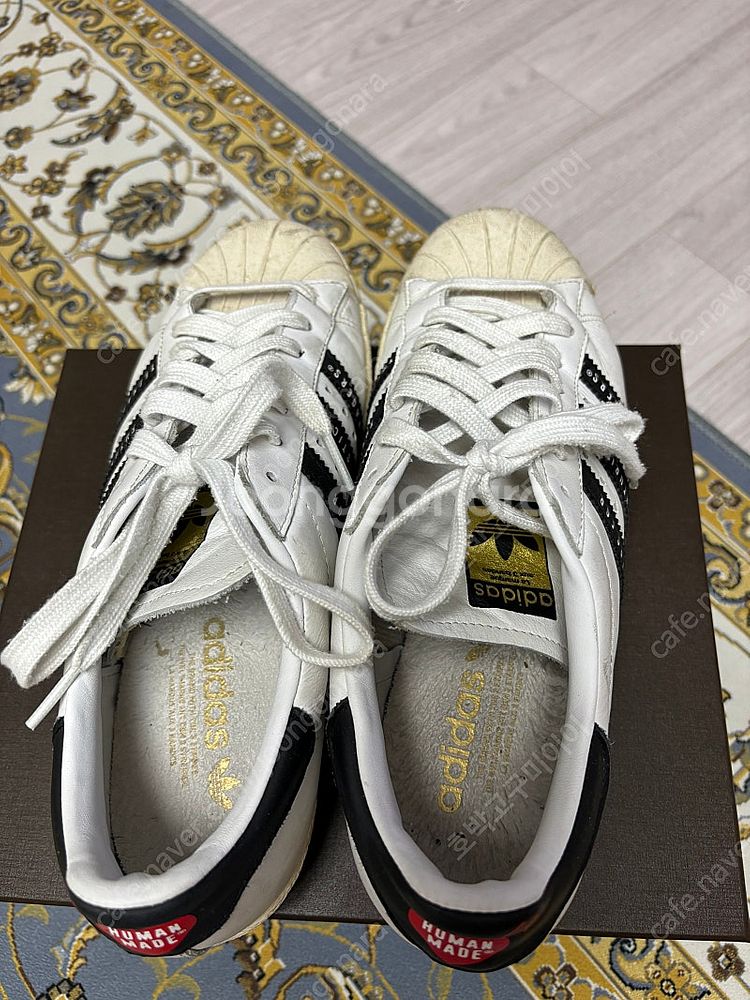 [US 8.5] 아디다스 슈퍼스타 휴먼메이드 콜라보--3