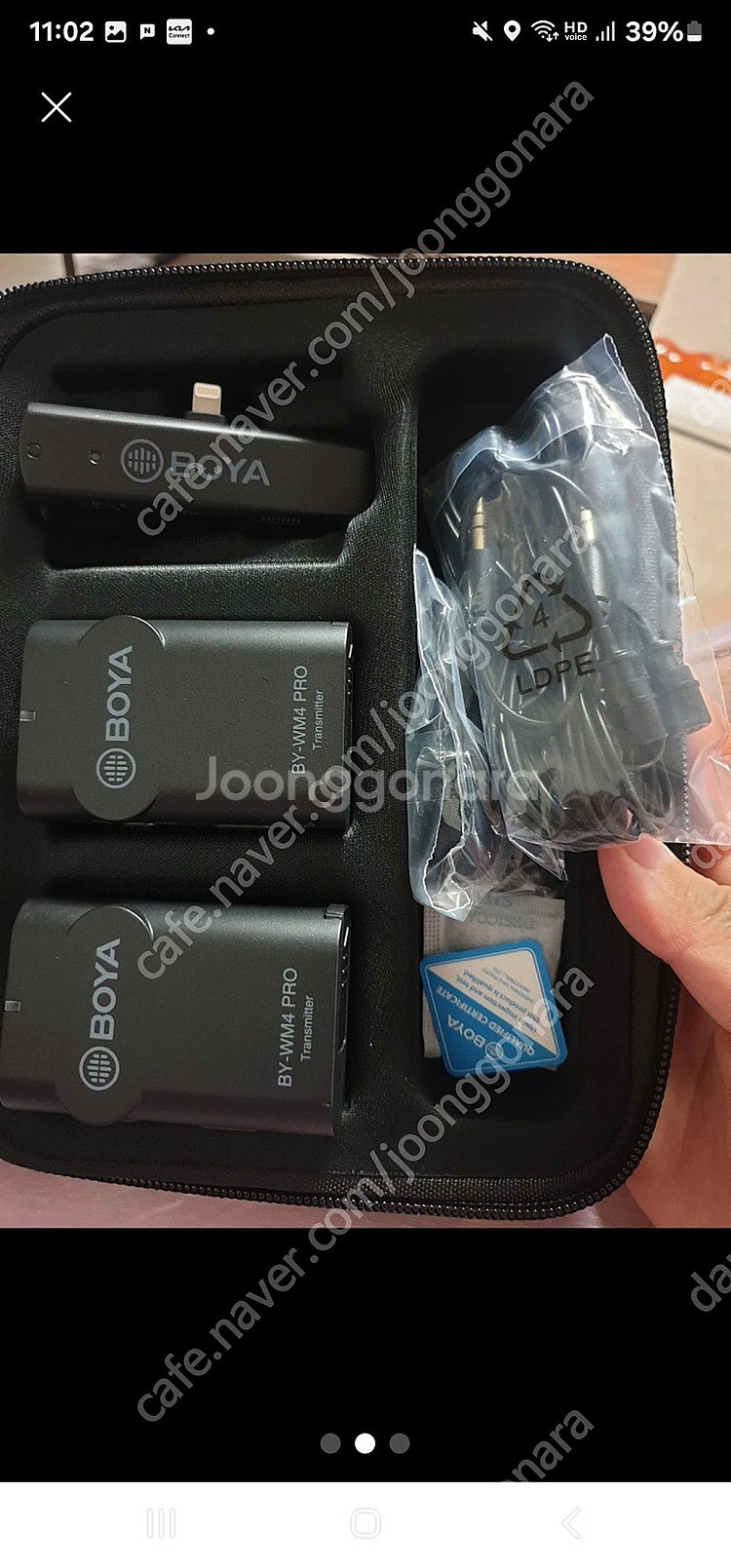 BY-WM4 PRO-k4 보야 무선마이크 k4 아이폰 ...--1