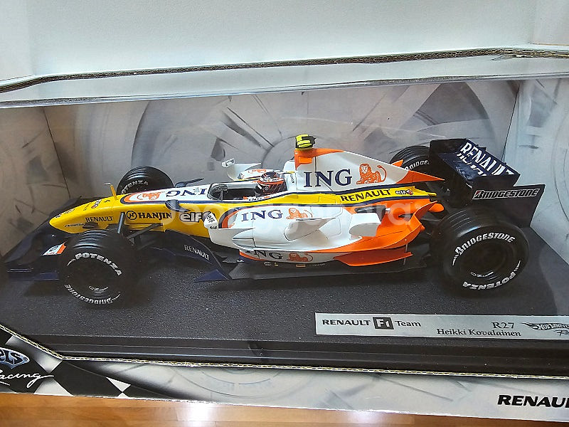 F1 핫 휠 1/18 빅스케일 RENAULT F1 TE...--0