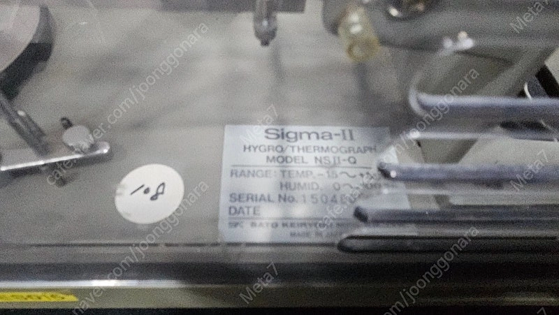 SATO Sigma II Model NSII-Q 자계온습도계 2대 중고 판매 (용지 / PEN 포함) - 2대 보유 이미지