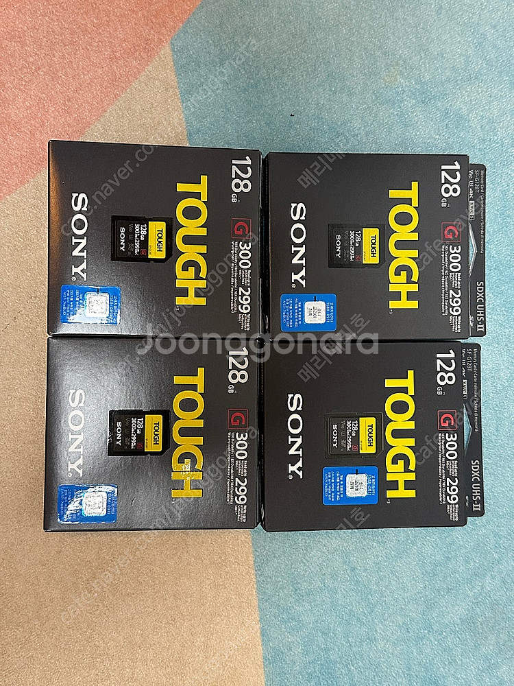 소니 tough g 128gb (2개남음)--0