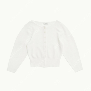 AMOMENTO 아모멘토 WHOLEGARMENT ROUNDED CARDIGAN