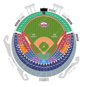 8/16 (금) 엘지vs기아 3루 외야그린석 422블록 4연석 양도 판매