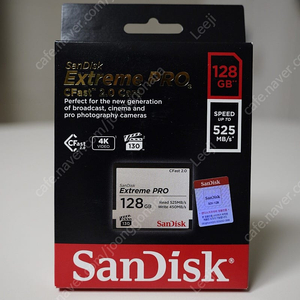 CF카드 SanDisk CFAST 2.0 Extreme PRO 128g 미개봉 상품 팔아요~