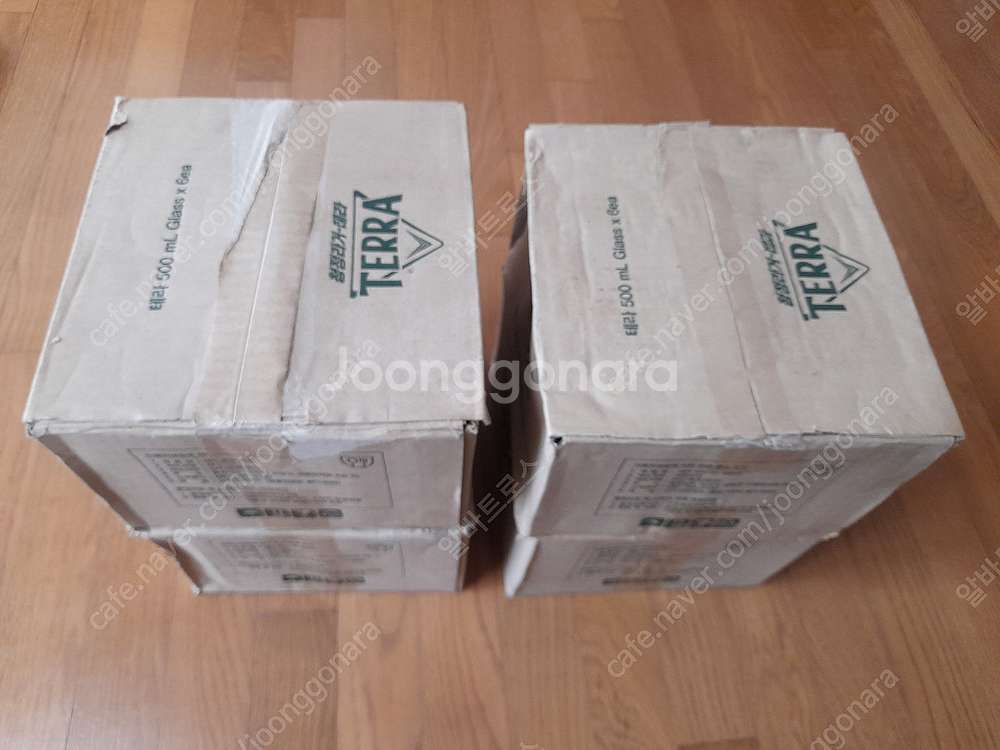 (팝니다) 생맥주잔 500cc 300cc(테라, 카스)...--2