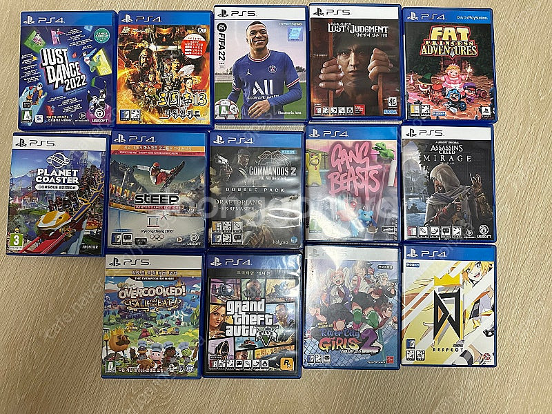 Ps4 ps5 타이틀 여러개--0