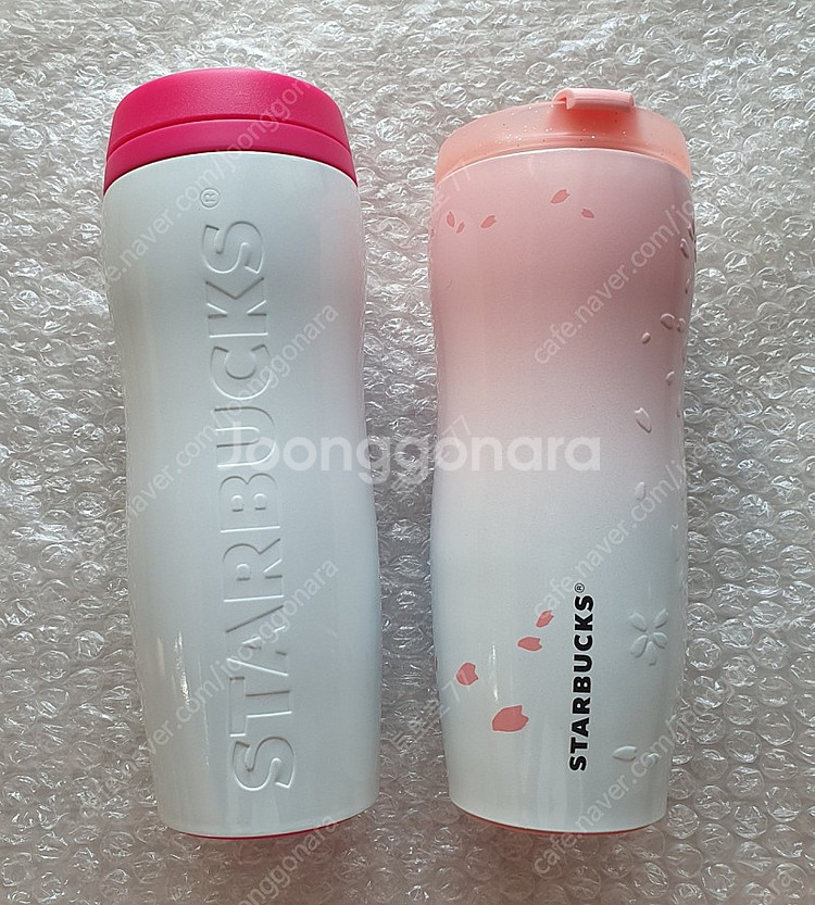 SS 루시핑크 워드마크 텀블러 , 일본 스타벅스 사쿠라...--0