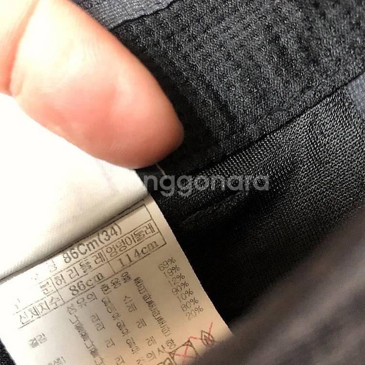 깨끗 블랙야크 남성 여름 바지 34인치--3