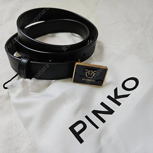 새상품*핀코 PINKO 로고 벨트