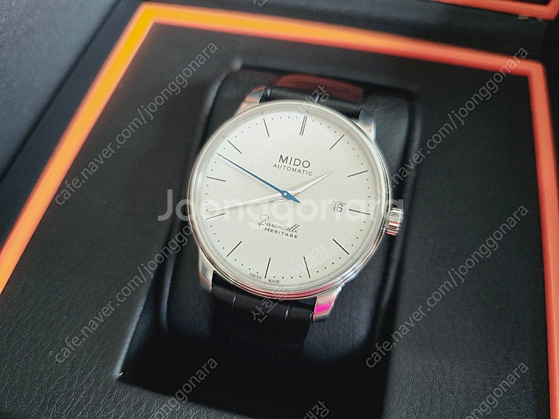 미도 바론첼리 헤리티지 39mm(23년 10월 스탬핑)...--2