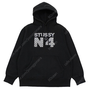 [L] 2000s USA Stussy Monogram N4 Sweathoodie 올드 스투시 모노그램 스웻후디 빈티지 미국생산 미제 루이비통