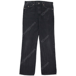 [36] 1997 USA Levis 517 Boot Cut Black Denim Pants (38X34) 리바이스 빈티지 부츠컷 블랙 데님 90년대 미국생산 미제 90s 오렌지탭