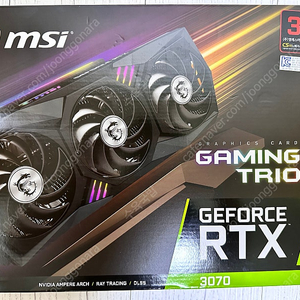 3070 그래픽카드 msi gaming x trio