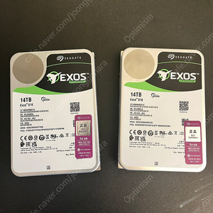 SEAGATE EXOS X16 14TB ( ST14000NM001G ) 2개 (총 35만)