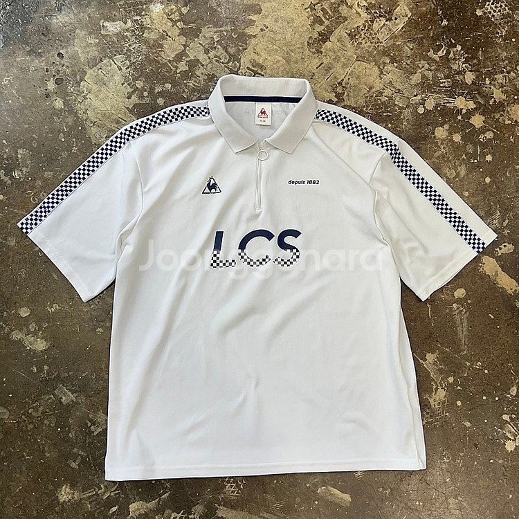 105) 르꼬끄 lcs반팔 반집업 티셔츠 반팔티 데상트...--0