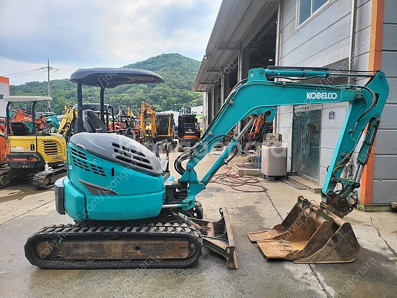 중고미니굴삭기 코벨코 SK35 18년 3100시간 동작...--0
