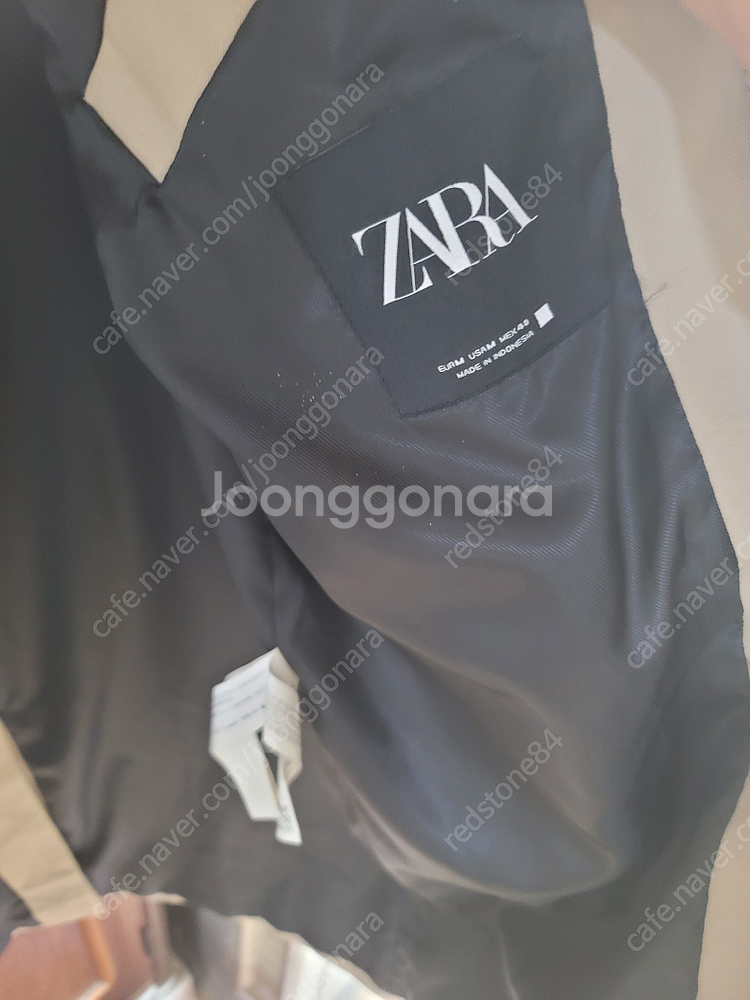 ZARA 자라 남자 남성 트렌치코트 바바리 롱 코트 캐...--2